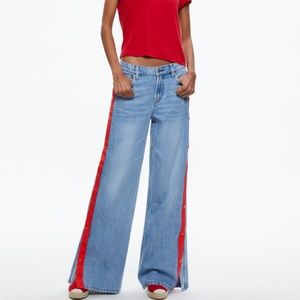 ROLA WIDE LEG SNAP SIDE JEAN - NWT